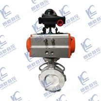 D671F4-16P氣動(dòng)襯氟蝶閥全襯四氟污水耐強(qiáng)酸堿防腐蝕氣動(dòng)襯氟對(duì)夾蝶閥 D671F46 D671F4