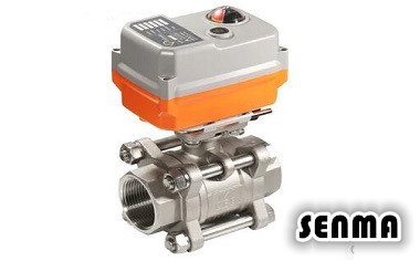 <strong><strong><strong>電動智能調節不銹鋼絲口球閥SMQ911F</strong></strong></strong>