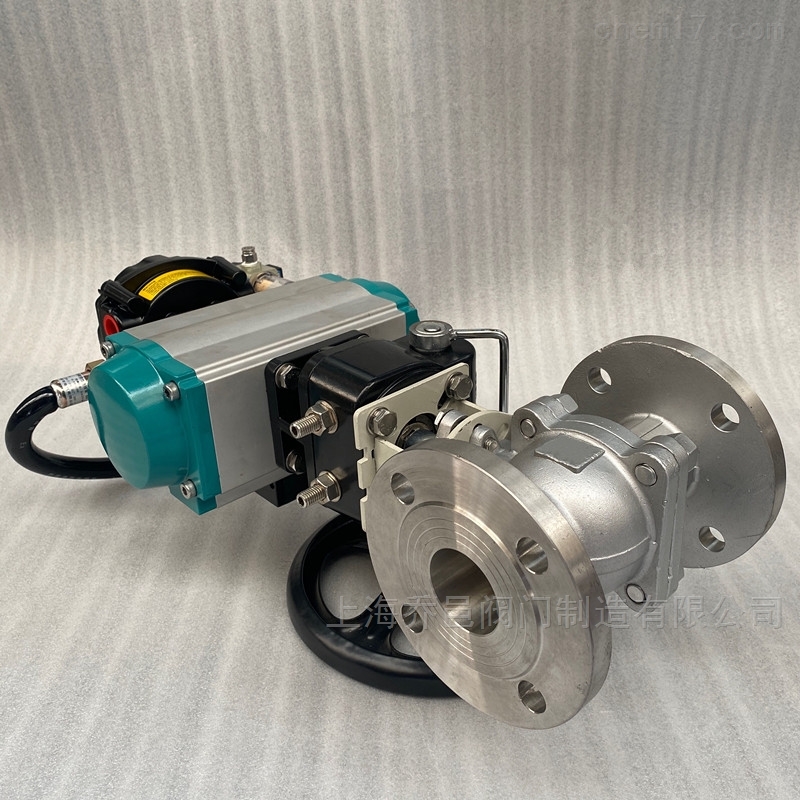 故障自动复位防爆气动不锈钢O型切断阀 故障自动复位防爆气动不锈钢O型切断阀